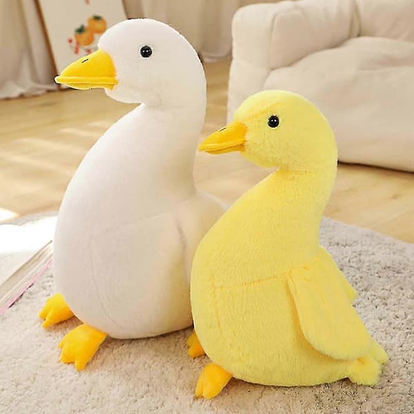 Bedårande anka plyschdocka mjuk gosedjur barn kramkudde present 40cm[YJD] Yellow