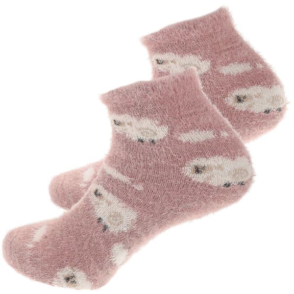 1 par vinterstrømper tegneserie termiske medium rørstrømper tykke varme afslappede strømper [YJD] Pink 18X12X8CM