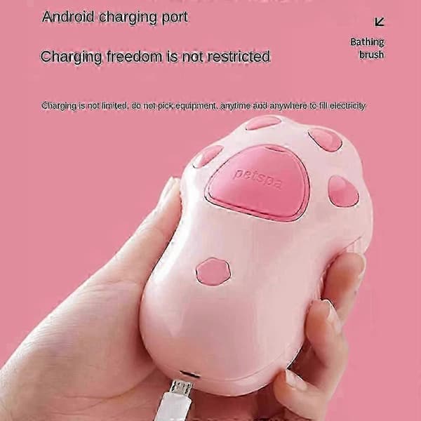 Den originale Fluffybrush, tåkebørste for hunder, dampbørste for hundestell [YJD] pink