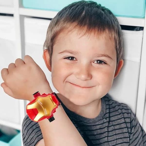 Lasten digitaalinen kello projektiolla [YJD] Iron Man