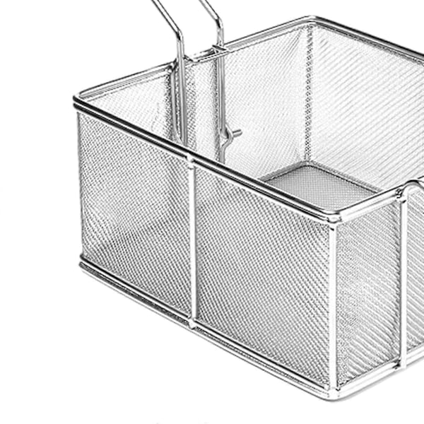 Friturekurv Friturekurv Mesh Kurv Kraftig Dørslag Friturekurv Madpræsentationskurve til BBQ Restaurant Fest[YJD] style B