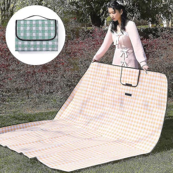 Bærbart picnictæppe ekstra stort udendørs sandtæt vandtæt