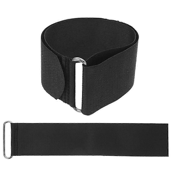 1 Par Romaskin Erstatningsfotstropper Romaskin Pedalstropper Treningssykkel Pedalstropper Justerbare og Komfortable Fotstøttestropper[YJD] 47.00X5.00X0.30CM Black