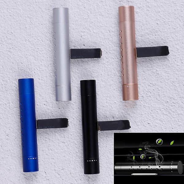 Bil Luftfrisker Luftventil Parfume Duft Aromatisering Auto Interiør Luftfrisker[YJD] Black 1pc