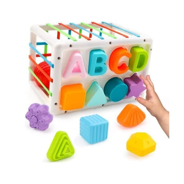 Sensorisk leksak - Ospecificerad - Formsorterare - 14 block - ABS-plast - 12 månader och uppåt[YJD] Multicolor