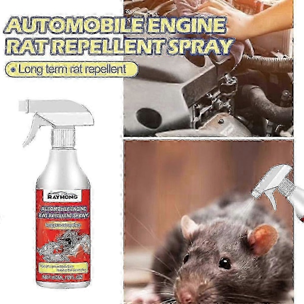 3x Pepparmint Avskräckande Medel Mot Möss Råttavvisande Spray Natural Armor Rodent Shield Trigger Spruta Hushållstillbehör[YJD]