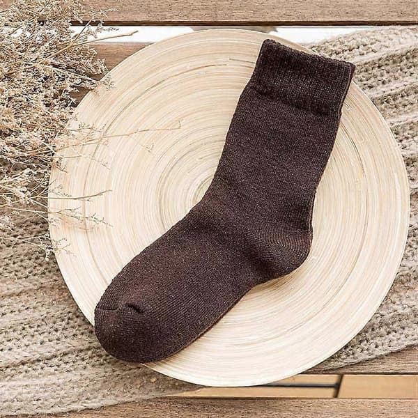 Extra tjocka termostrumpor för män, vinter, mode, vinterkängstrumpor (kaffe) [YJD] Coffee 28.00X10.00X1.00CM