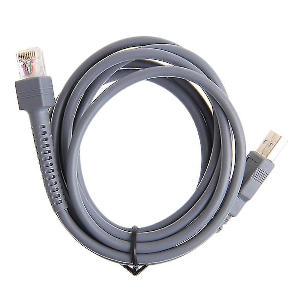 2m Symbol Strekkodeleser USB-kabel LS1203 LS2208 LS4208 LS3008 CBA-U01-S07ZAR (YJD)