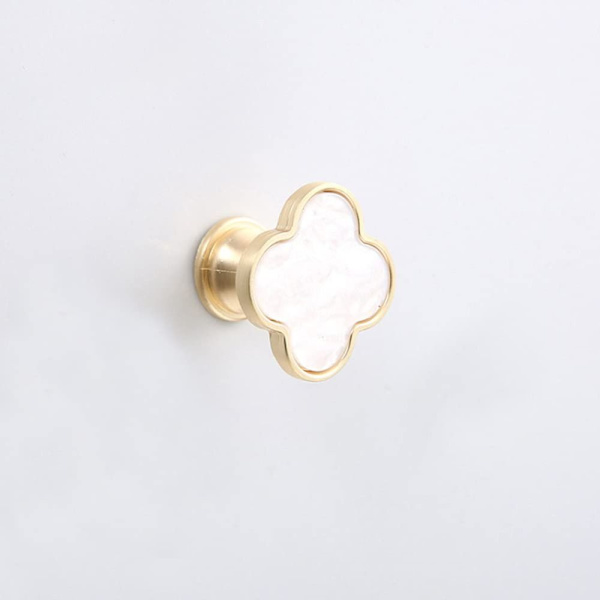 Clover-nupit Neljänlehtisepälen kahvat 6 kpl 6 kpl [kk] 6pcs 6pcs