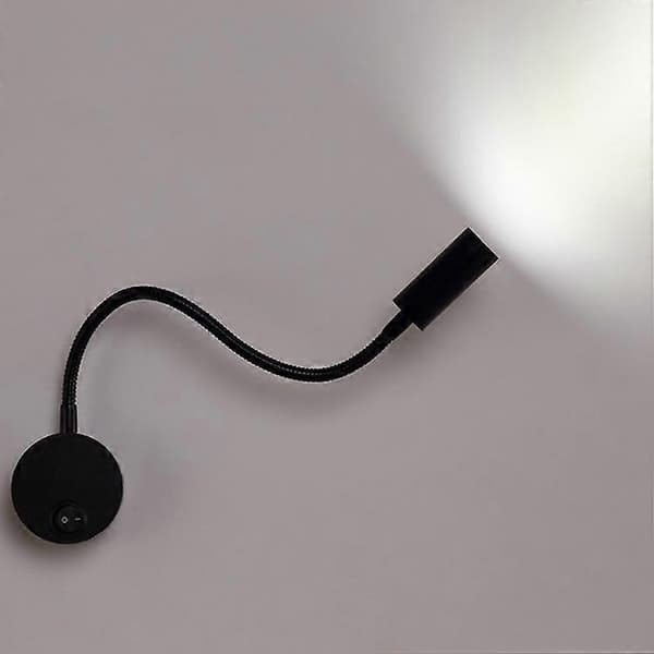 Fleksibel 3W LED Skrivebordslampe Studie Læse Gulv Natlys[YJD]