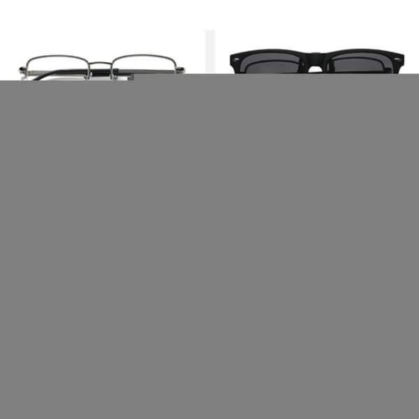 Polariserede Wayfarer Clip-on Solbriller Sort[YJD]