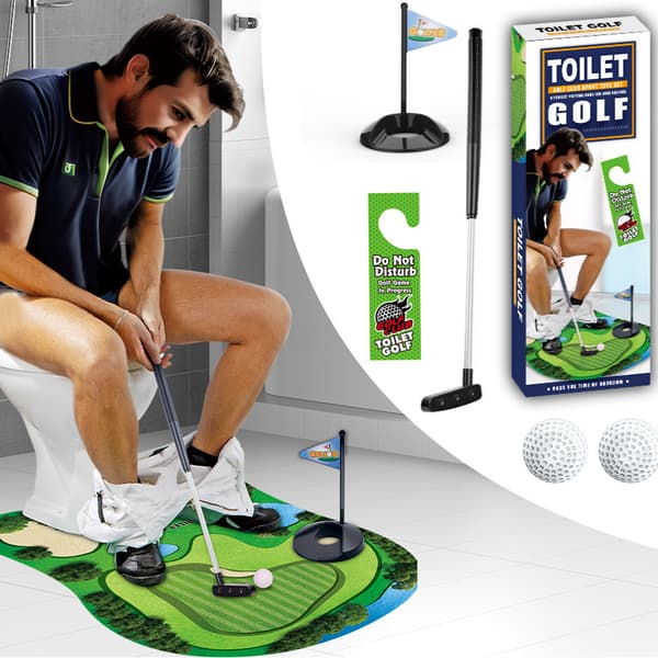 Mini Golf Toalettsett for Moro og Underholdning[YJD]