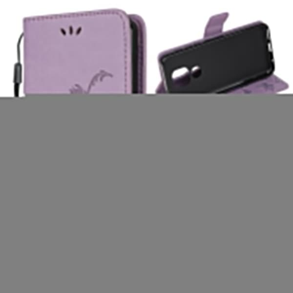 Motorola Moto E7 Plus Läderfodral Lila[YJD] Purple 1pcs