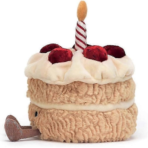 Bursdagskake Matplysj, Søt Smil Kakepute Kosedyr [HK] C2