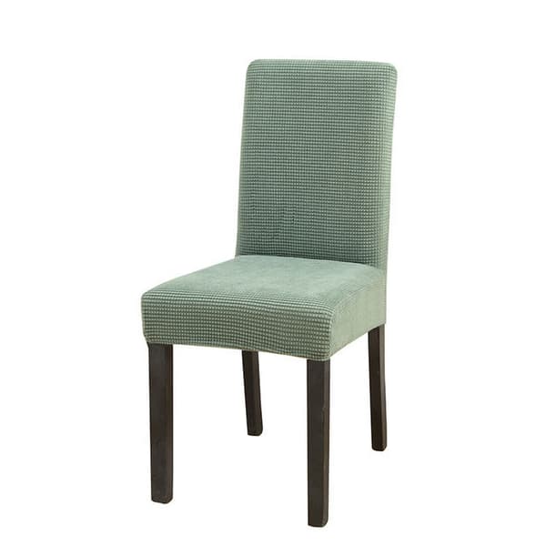Jacquard sammetsöverdrag, elastiskt stolsöverdrag, överdrag till barnstol (Beige)[YJD]