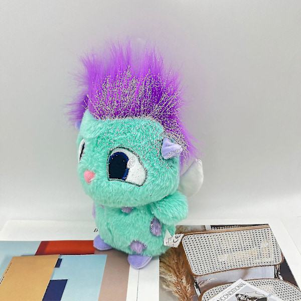 Sød Bibble Fyldt Spirit Animal Legetøjsfigurer Kawaii Plushies Dukke Unik Gave Til Drenge Og Piger (YJD) Bibble Blue