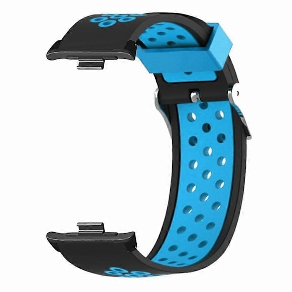 Til Xiaomi Redmi Watch 4 Dual Color Silikone Urrem Armbånd [HK] Style C Multicolor