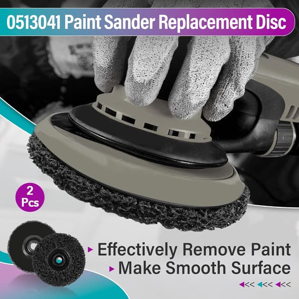2 stk 0513041 4-1/2\" Paint Eater erstatningsskive for roterende håndflatesliper [YJD]
