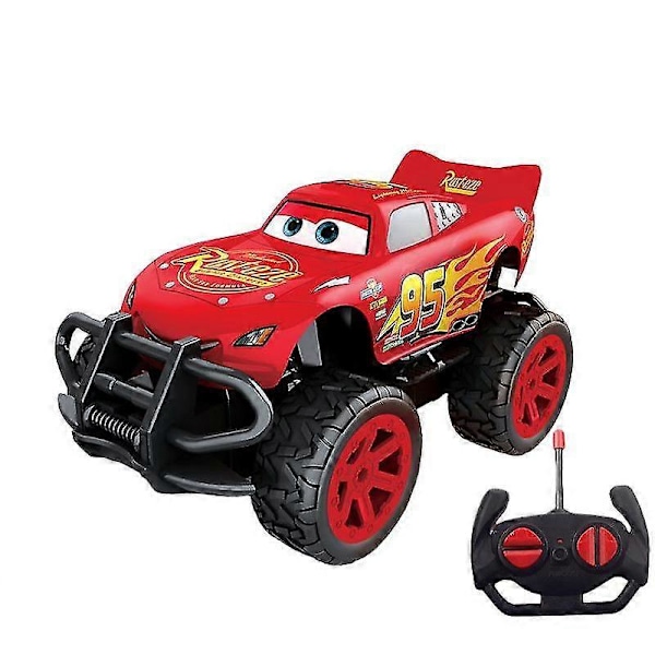 Pixar Cars 1:24 Lightning McQueen RC Radiostyret Biler  Automotive Mobili-zatio Julegave, Fødselsdagsgave  (YJD)