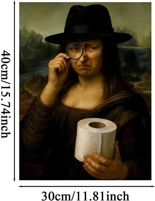 Baderomsveggkunst – Lerret / Plakat 30 x 40 cm (JYD)
