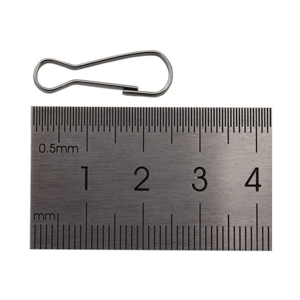 100 stk. Vårfjærkroker Snap Clip Hooks Små vårfjærspenner [kk]