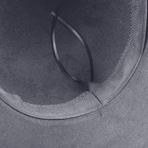 Brittisk Retro Ullkupolhatt, Bredbrättad Solhatt för Kvinnor – Kompatibel med Fedora & Floppy Stilar[YJD] Grey B
