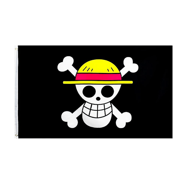 Xyflag 90x150cm Énstykke Monkey D. Luffy Roronoa Zoro Skalleflag (YJD) 90 x 150cm