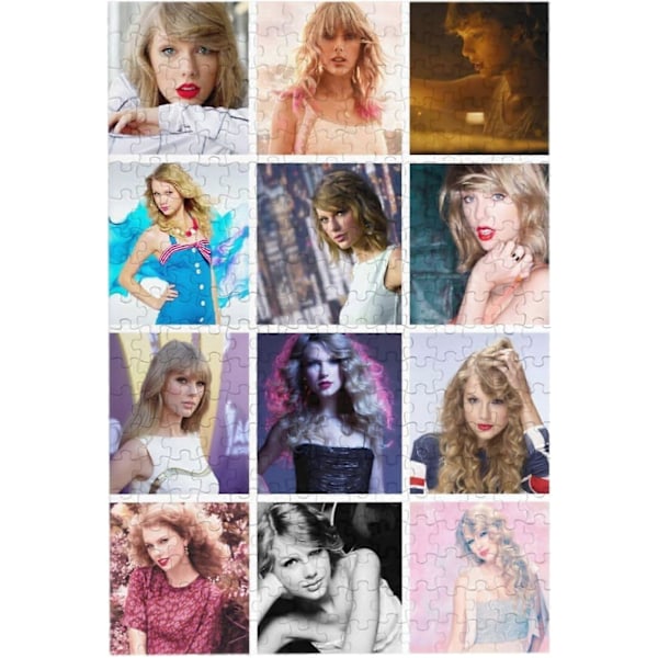 Taylor Swift fan konsert Pussel Affisch Taylor Swift Pussel för Vuxna 300 Bitar Pussel för Barn och Vuxna[YJD] 500 Pieces