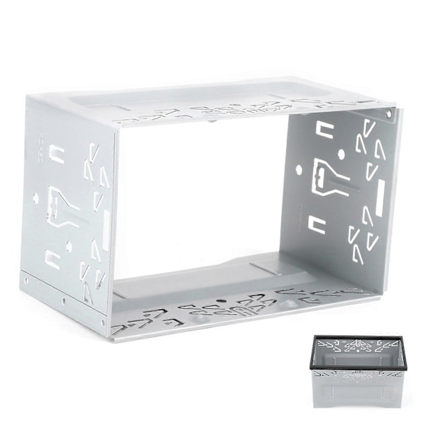 2-Din Center Control DVD-spelare Ram Navigationsram Fascia Trim Kit Universell Tillbehör[YJD]
