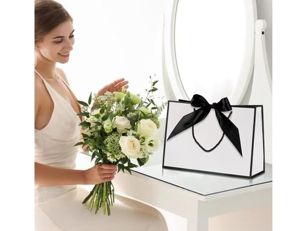 10 st stora presentpåsar, 32 x 25 x 11 cm presentpåse presentpåsar stor storlek presentförpackning presentpåsar presentpåse[YJD][YJD]