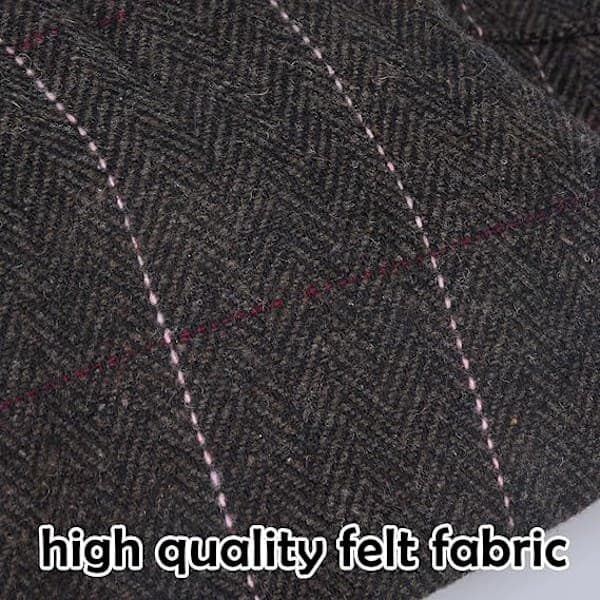 Vintermyk tweed-newsboyhatt for menn[YJD]