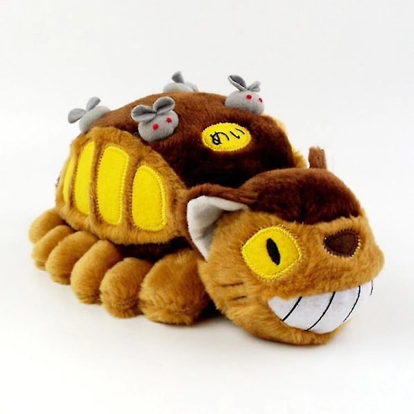 30cm Sød Tegneserie Animation Bus Kat Dukke Blød Plys Legetøj Fyldt Totoro Kawaii Gave Legetøj Til Børn