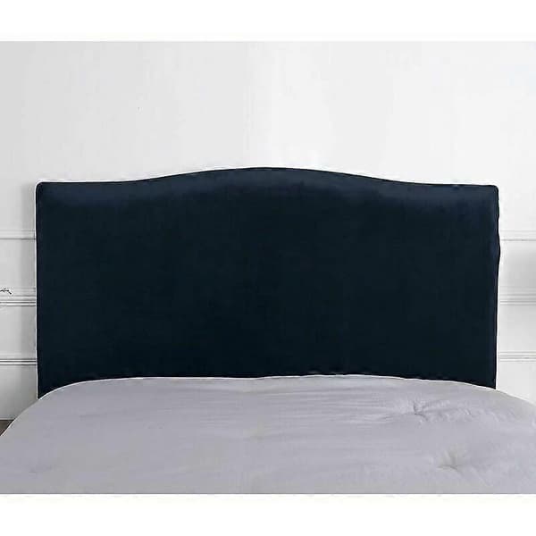 Elastiskt sänggavelöverdrag för sänggavel, 150 cm, för sänggavel 140-170 cm (marinblå)[YJD]