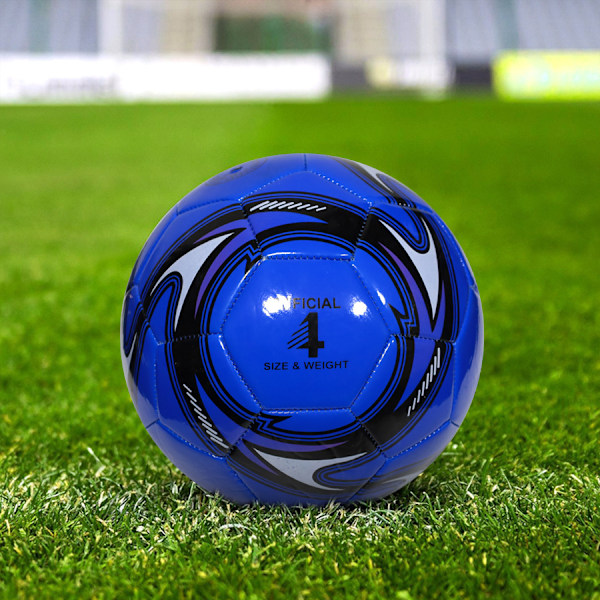 Premium Størrelse 4 Fotball - Slitesterk, Maskinsydd PVC for Menn & Kvinner - Ideell for Trening & Konkurranse