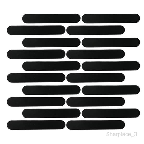 Hat size reducer - Sweat-absorbing strip sticker - 20 pieces black [YJD][YJD]