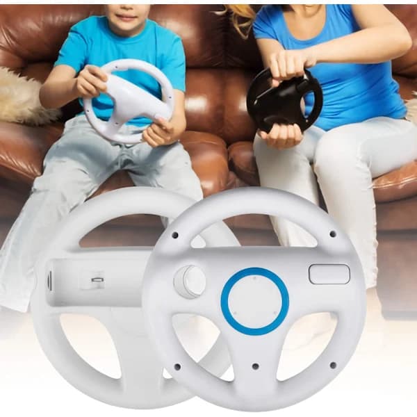 Wii Racing Controller til salgs - Offisiell trådløs ratt med joystick[YJD]