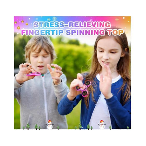 Fidget Spinner Sensorisk Håndleketøy Angst og Stresslindring Håndspinner Gaver til Barn Vesker[YJD]