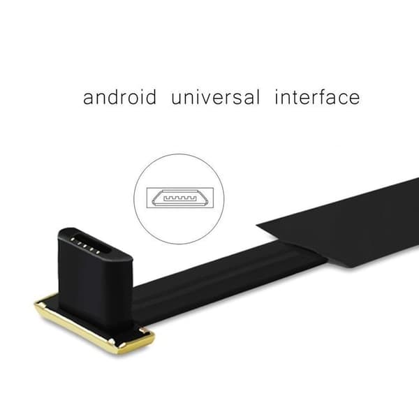 Micro USB langaton lataussovitin Qi-yhteensopiville laitteille - Musta[YJD]