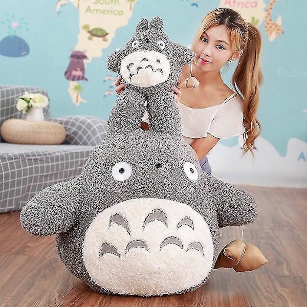 20-70cm Stor Myk Totoro Kosedyr Tegneserie Tonari No Totoro Plysj Pute Søt Fyllte Dukker For Barn Jenter Bursdagsgaver_v (YJD) 30cm