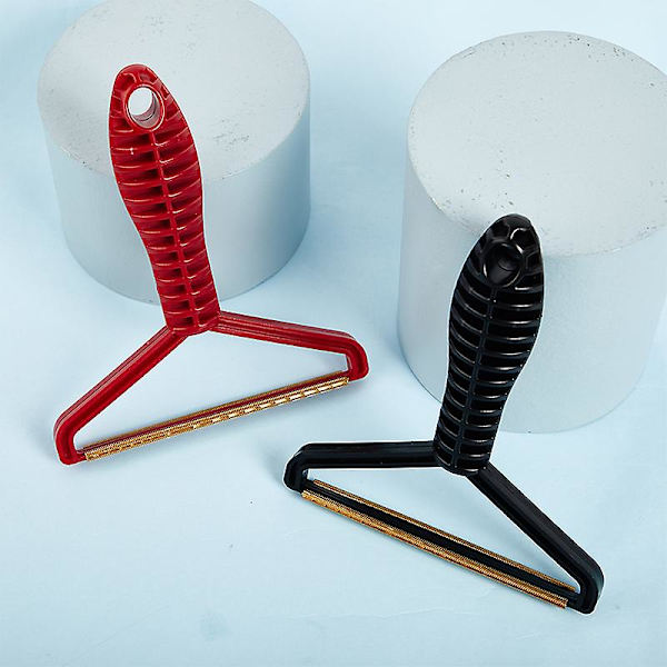 Fnullusfjerner Manuel Fnullusrulle Tøjbørste Tøjfnuller Stofshaver[YJD] Red 1pcs