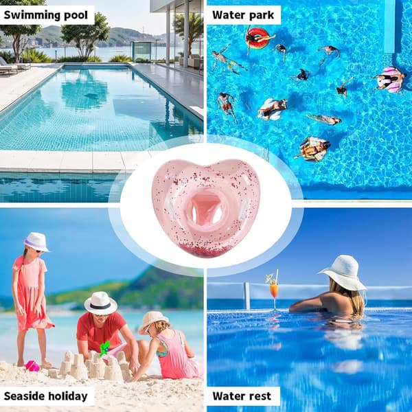 Poolflotte | Uppblåsbara poolflottar | Heminredning för festexamen flickor bröllopsdusch förlovning [YJD] D
