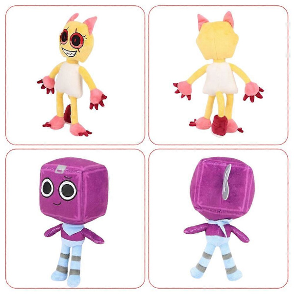 Plush Leksak Game Dandy-World Fylld Dockspelglad Animekaraktär Lugnande Dock Barnfans Samlarobjekt