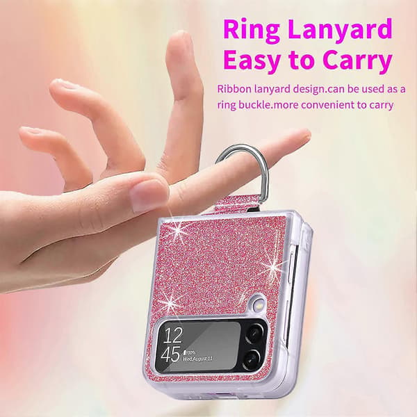 Glitterfodral kompatibelt med Samsung Galaxy Z Flip4 5g[YJD]