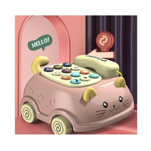 Babytelefonleke - wj - Multifunksjonell - Levende - Rosa - 6 måneder og oppover[YJD] Vives