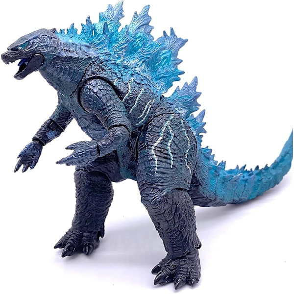 Kongernes Konge Legetøj - Godzilla Actionfigur - Dinosaur Legetøj Godzilla - Film Monster Serie Godzilla. Hoved til hale 12 tommer - Bedste Legetøj (YJD) blue