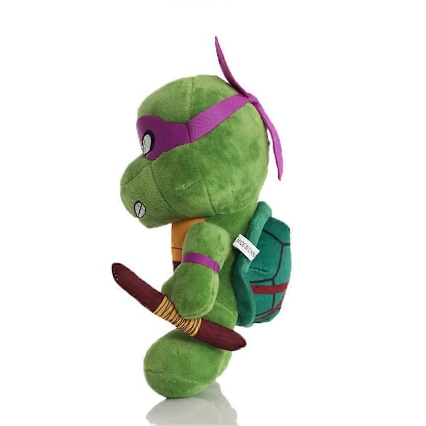 Teenage Mutant Ninja Turtles Plyschdjur 25cm Barn Plysch Mjukt Småbarn Barn Leksak Present Purple