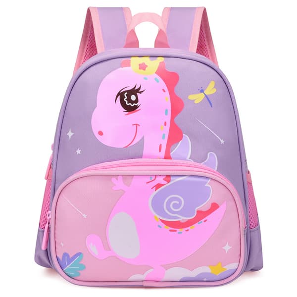 Vandtæt dinosaurrygsæk til børn 20L til 2-6 år Pink[J]