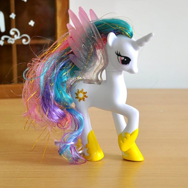 1 stk. 14 cm My Little Pony Måneprinsesse Actionfigur PVC Dukke Børnelegetøj Samling_v (YJD) 1