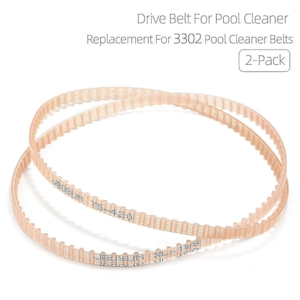 Aquabot 3302 A3302pk Poolrenser Drivremme - 2 Pak [XH] Udskiftning [YJD]