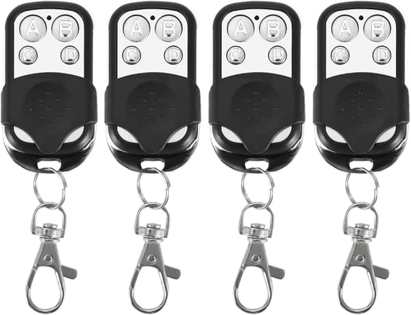 Trådlös fjärrkontroll för garage- och bilportar, fast frekvens 433MHz, klonfunktion, L-Tech Controller System[YJD]
